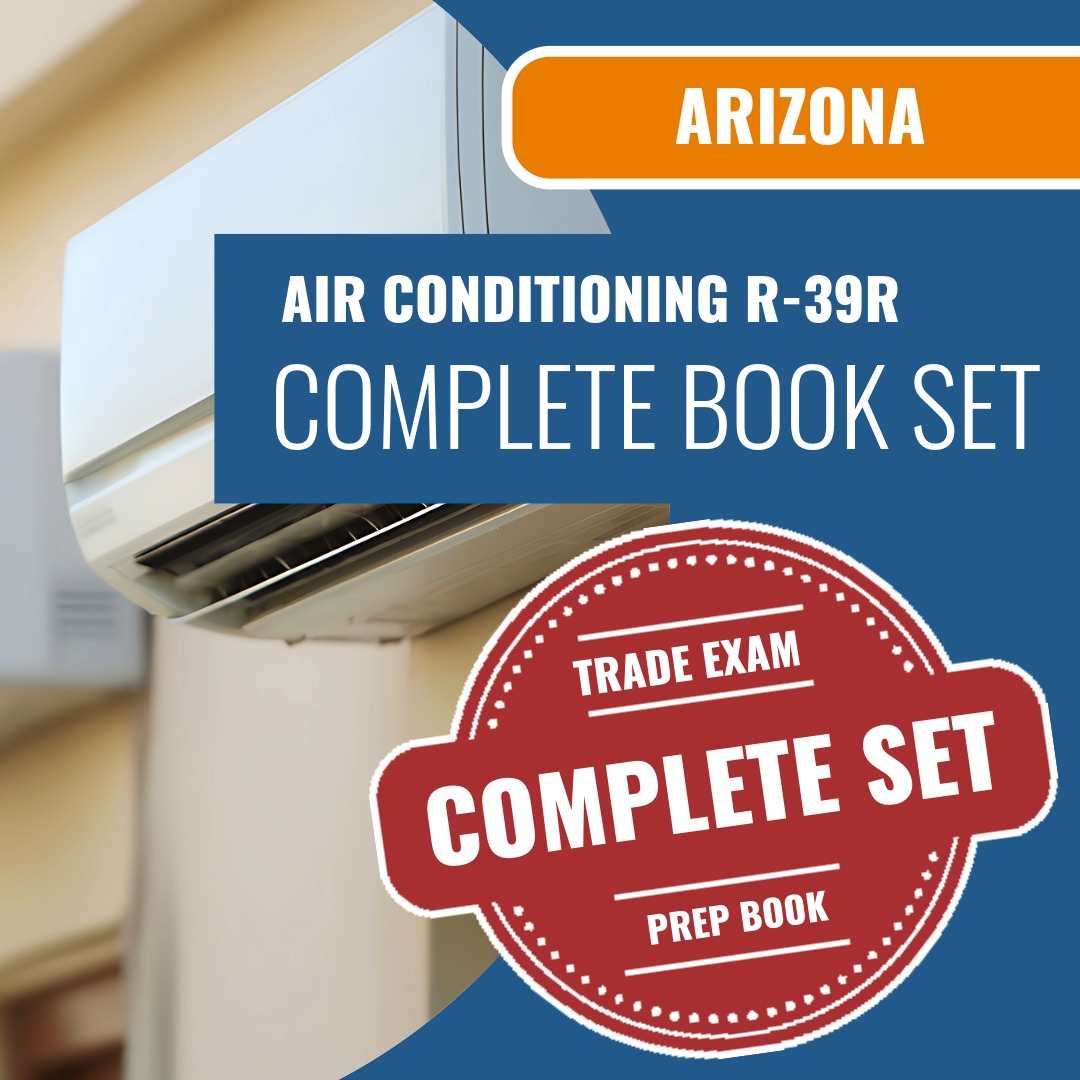Arizona Air Conditioning and Refrigeration Residential Contractor (R-39R) Exam Book Package