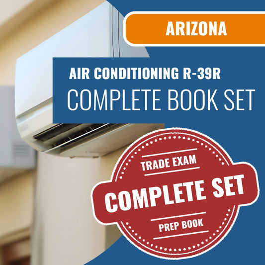 Arizona Air Conditioning and Refrigeration Residential Contractor (R-39R) Exam Book Package