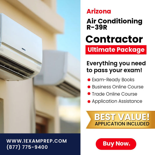 Arizona Air Conditioning and Refrigeration Residential Contractor (R-39R) Ultimate Exam Prep Rental
