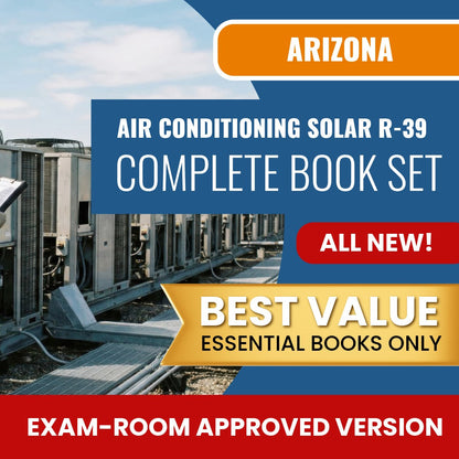 Arizona Air Conditioning and Refrigeration, Including Solar Residential Contractor (R-39)  Books Allowed into Exam Package
