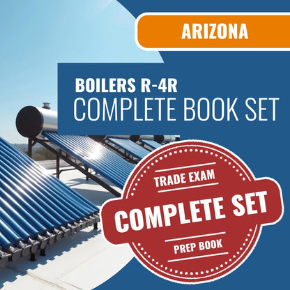 Arizona Boilers Residential Contractor (R-4R) Exam Book Package