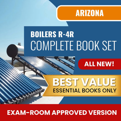 Arizona Boilers Residential Contractor (R-4R) Books Allowed into Exam Package
