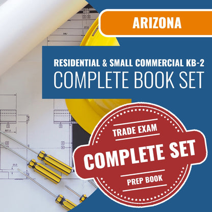 Arizona Dual Residential and Small Commercial Contractor (KB-2) Exam Book Package