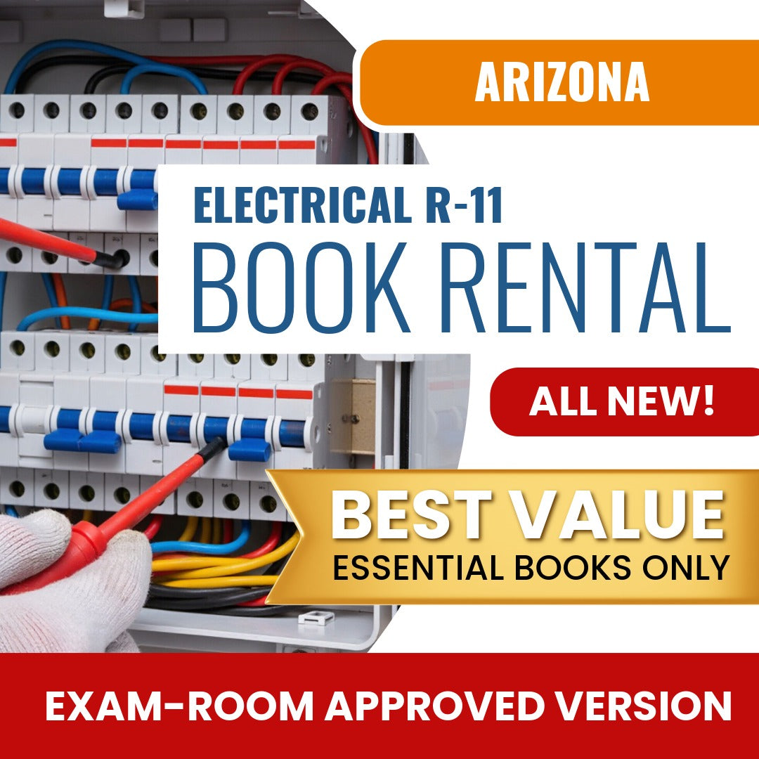 Arizona Electrical Residential Contractor (R-11) - Books & Course Rental - Exam Room Approved