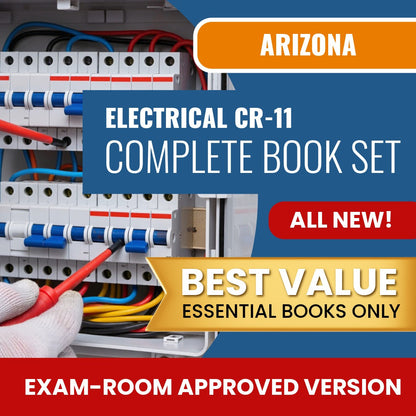 Arizona Electrical Residential / Commercial Contractor (CR-11) Books Allowed into Exam Package