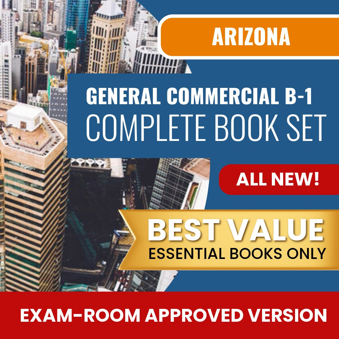 Arizona General Commercial Contractor (B-1) Books Allowed into Exam Package