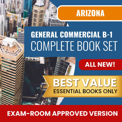 Arizona General Commercial Contractor (B-1) Books Allowed into Exam Package
