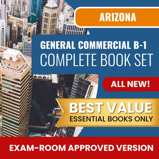 Arizona General Commercial Contractor (B-1) Books Allowed into Exam Package