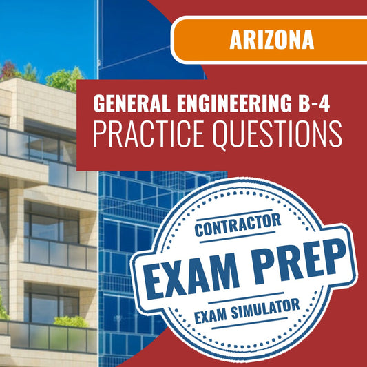 Arizona Engineering Residential Contractor (B-4) Exam - Online Practice Questions