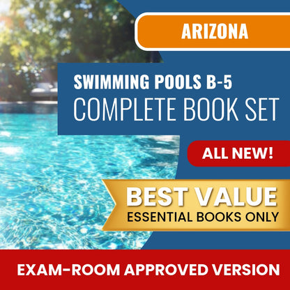 Arizona General Swimming Pool Residential Contractor (B-5) Books Allowed into Exam Package