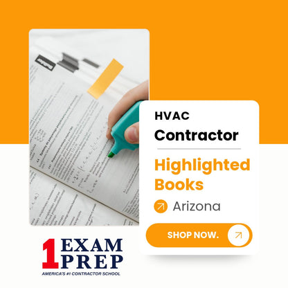 Arizona HVAC Contractor C-58 Highlighted Books