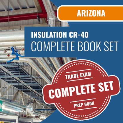 Arizona Insulation Residential / Commercial Contractor (CR-40) Exam Book Package