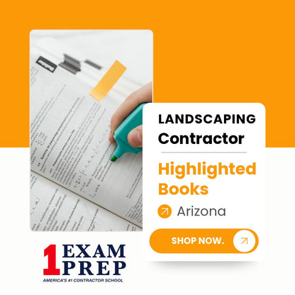 Arizona Landscaping Contractor CR-21 Highlighted Books