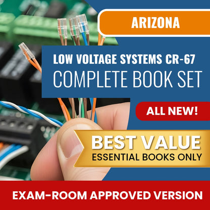 Arizona Low Voltage Communication Systems Residential / Commercial Contractor (CR-67) Books Allowed into Exam Package