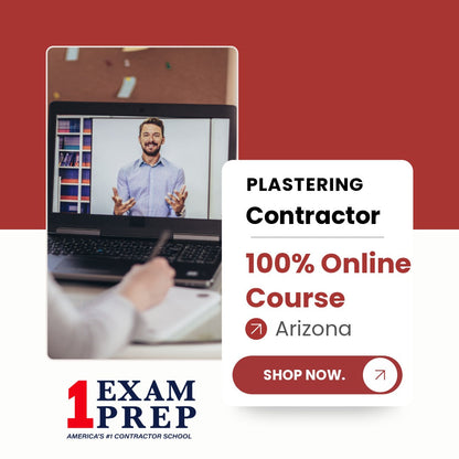 Arizona Plastering Contractor R-36 100% Online Course
