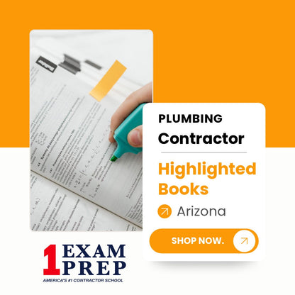 Arizona Plumbing Contractor C-77 Highlighted Books