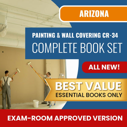 Arizona Painting and Wall Covering Residential / Commercial Contractor (CR-34) Books Allowed into Exam Package