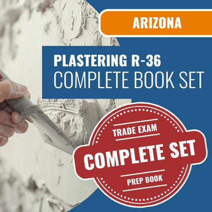 Arizona Plastering Residential Contractor (R-36) Exam Book Package