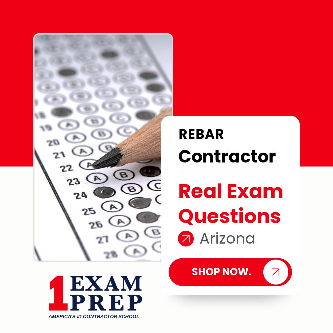 Arizona Rebar Contractor CR-70 Real Exam Questions