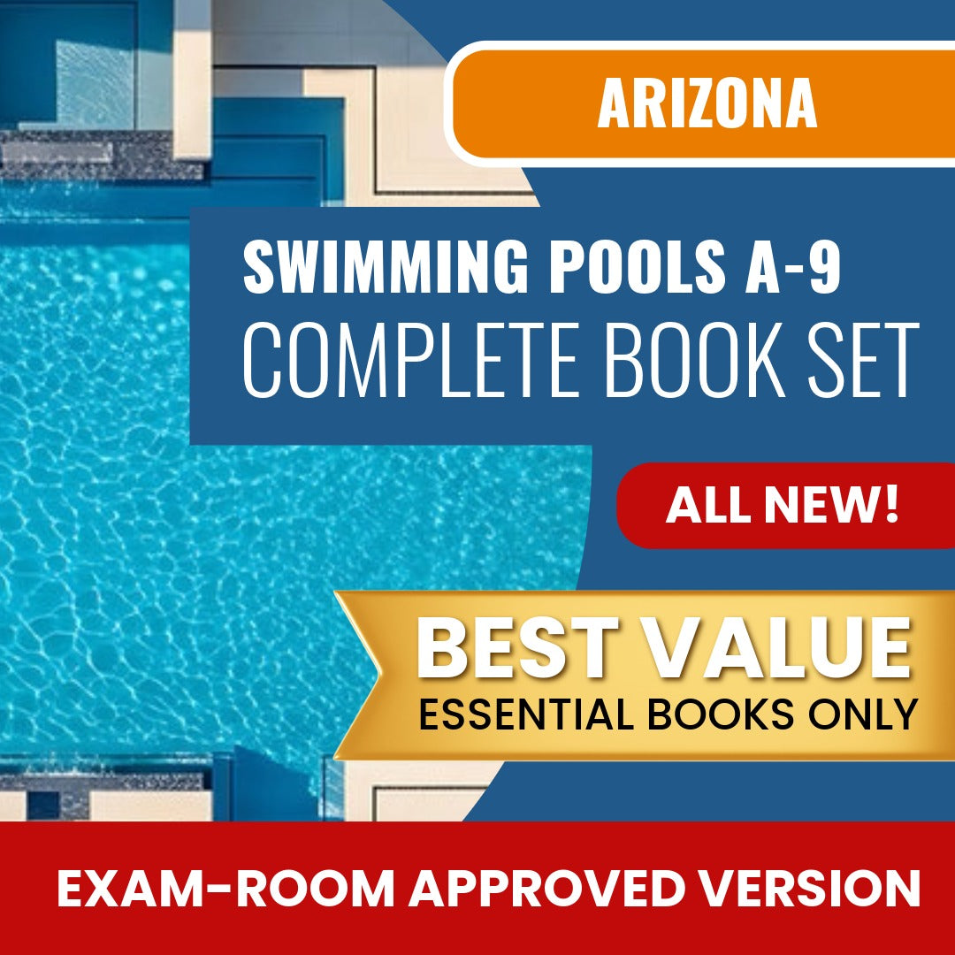 Arizona Swimming Pools Commercial Contractor (A-9) Books Allowed into Exam Package