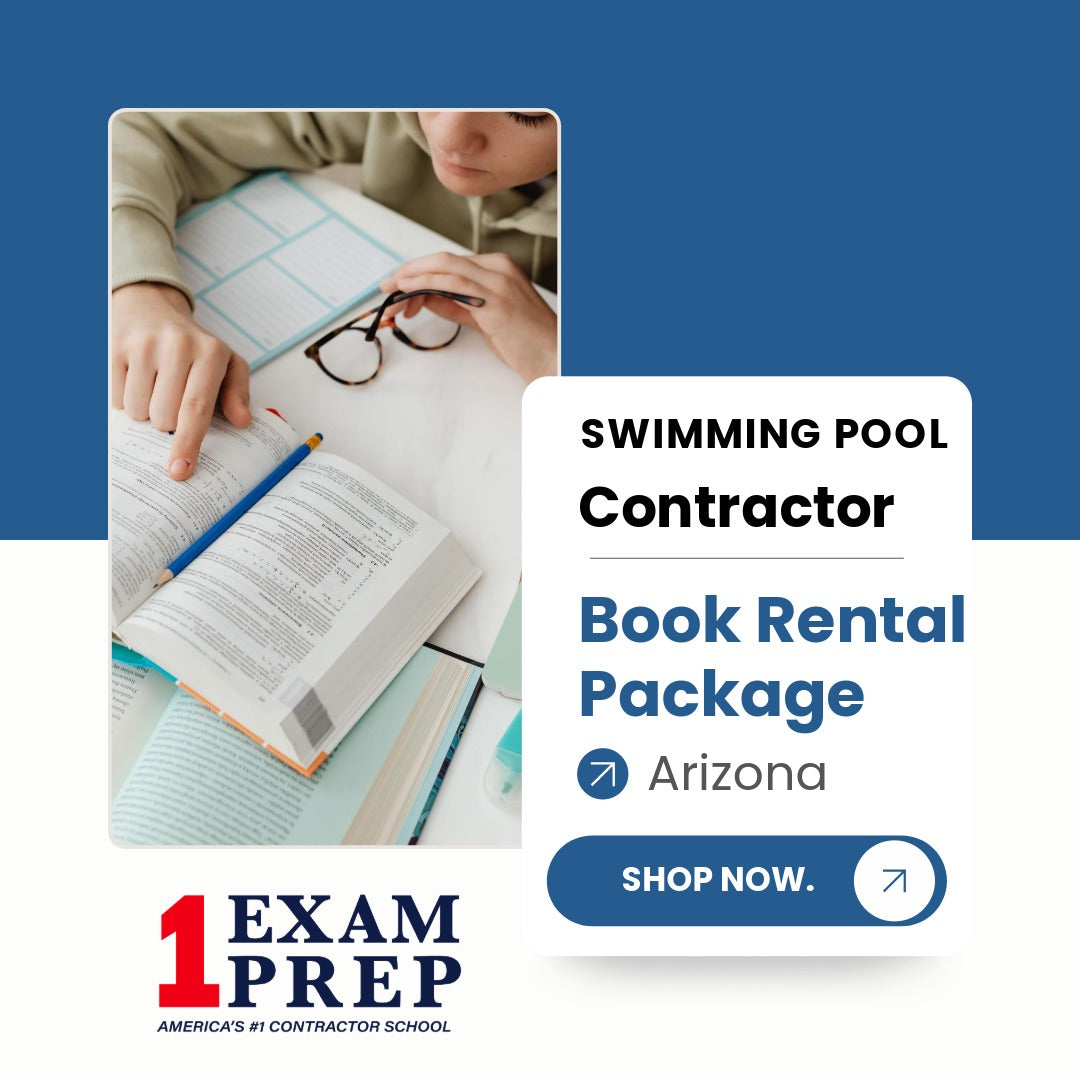 Arizona Swimming Pool Contractor B-6 Book Rental Package