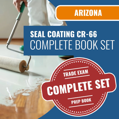 Arizona Seal Coating Residential / Commercial Contractor (CR-66) Exam Book Package