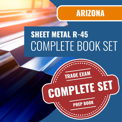 Arizona Sheet Metal Residential Contractor (R-45) Exam Book Package