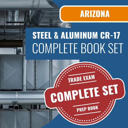 Arizona Steel and Aluminum Erection Residential / Commercial Contractor (CR-17) Exam Book Package