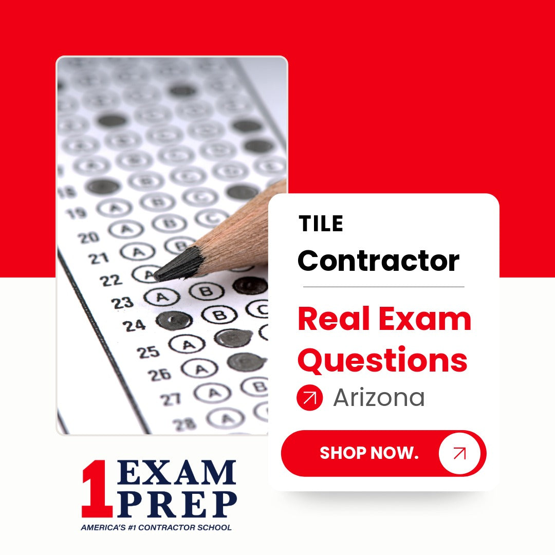 Arizona Tile Contractor CR-48 Real Exam Questions