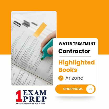 Arizona Water Treatment Contractor R-54 Highlighted Books