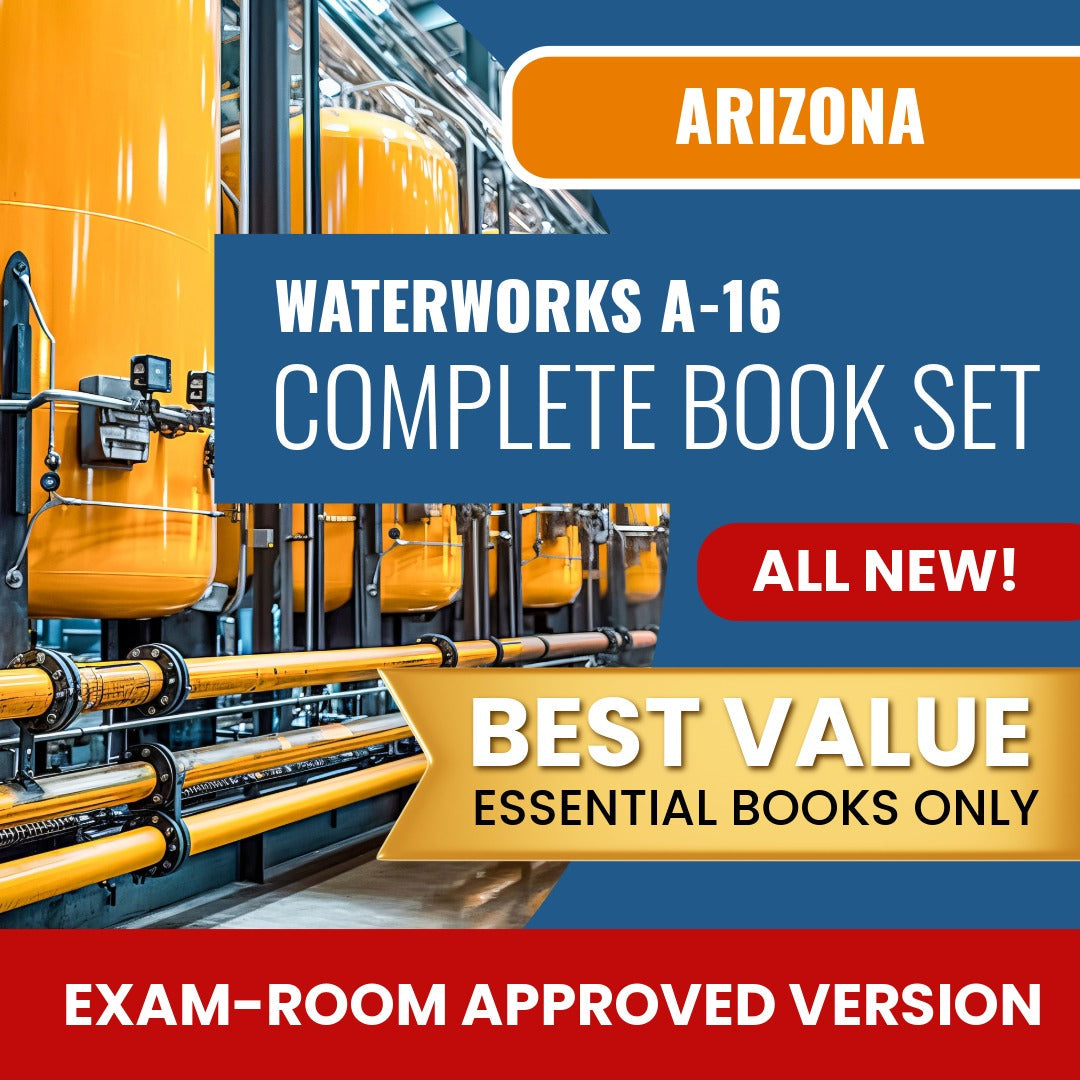 Arizona Waterworks Commercial Contractor (A-16) Books Allowed into Exam Package