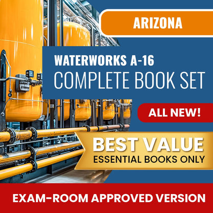 Arizona Waterworks Commercial Contractor (A-16) Books Allowed into Exam Package