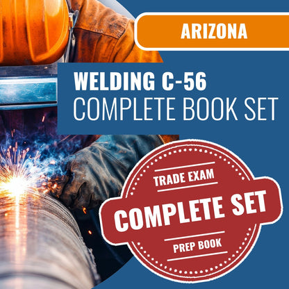 Arizona Welding Commercial Contractor (C-56) Exam Book Package