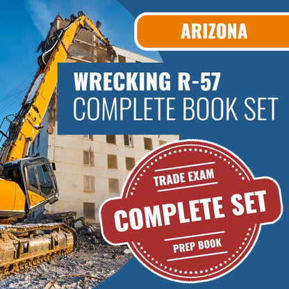 Arizona Wrecking Residential Contractor (R-57) Exam Book Package