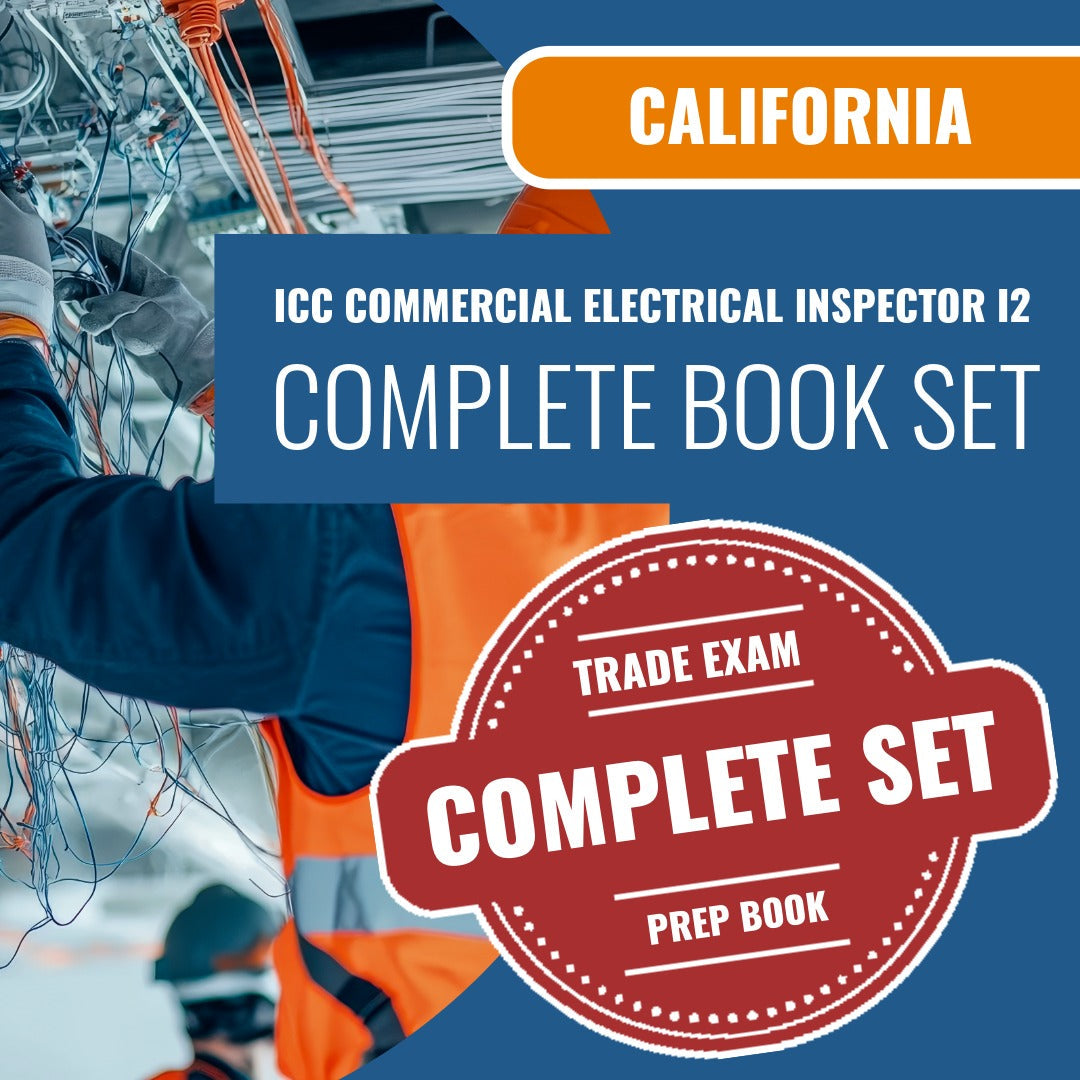 California ICC Commercial Electrical Inspector I2 Exam Book Package