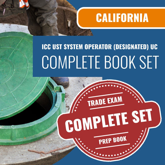 California ICC UST System Operator (Designated) UC Exam Book Package