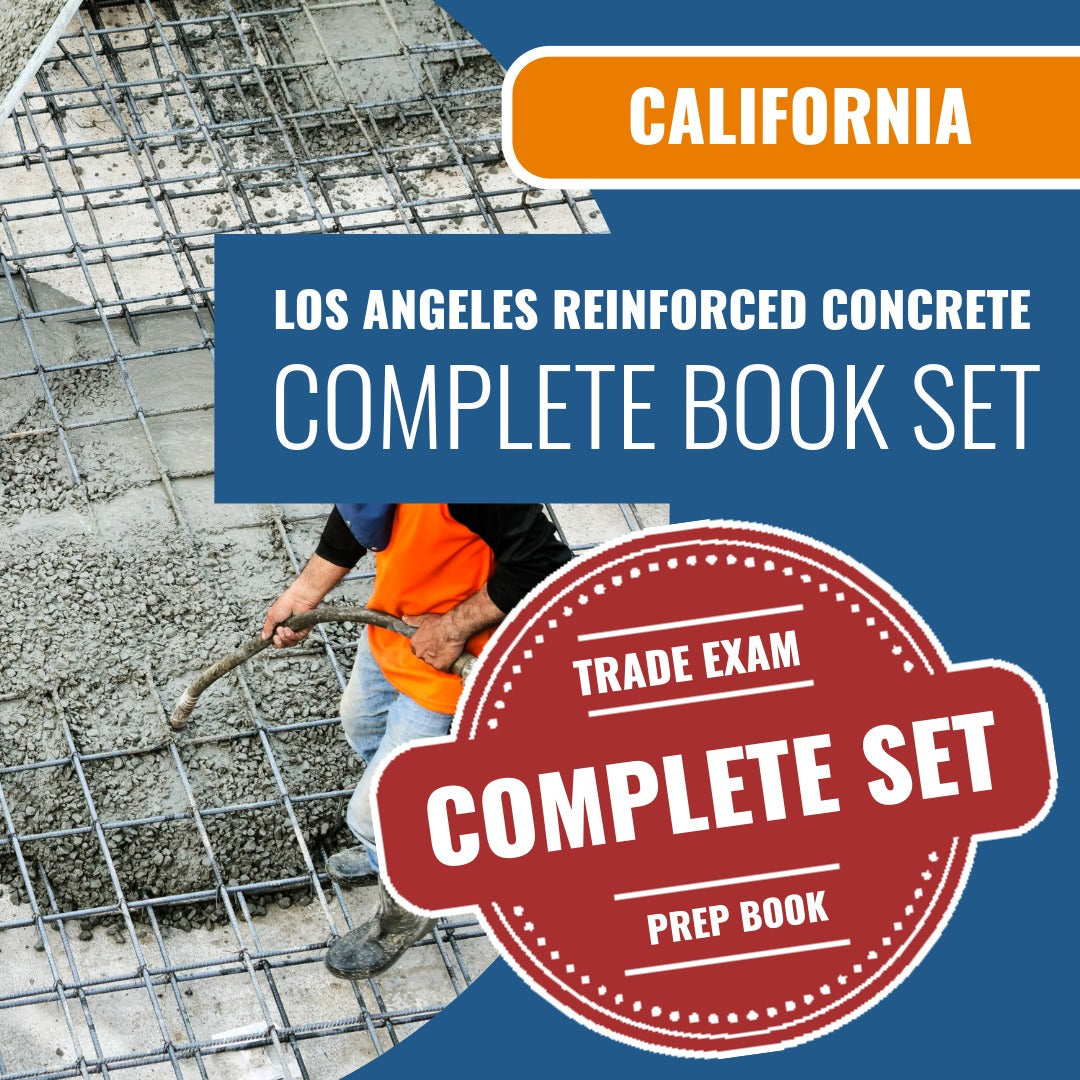 Los Angeles California Reinforced Concrete Code Module (ICC - SI - 47CY) Exam Book Package