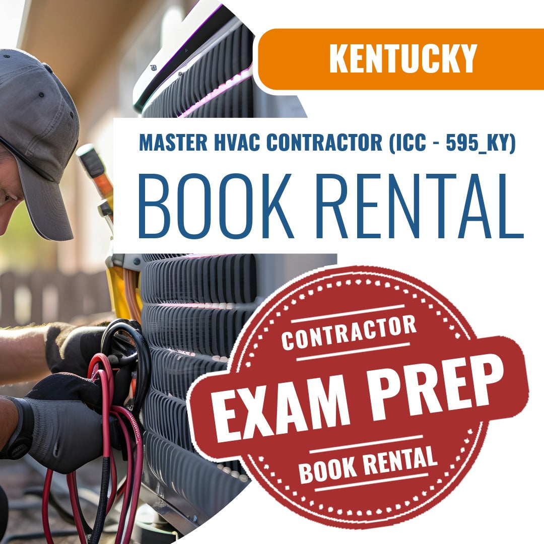 Kentucky Master HVAC Contractor (ICC - 595_KY) - Books & Courses Rental Package