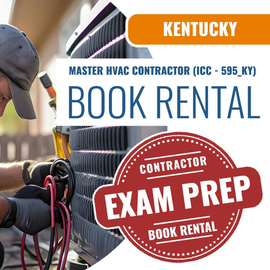Kentucky Master HVAC Contractor (ICC - 595_KY) - Books & Courses Rental Package