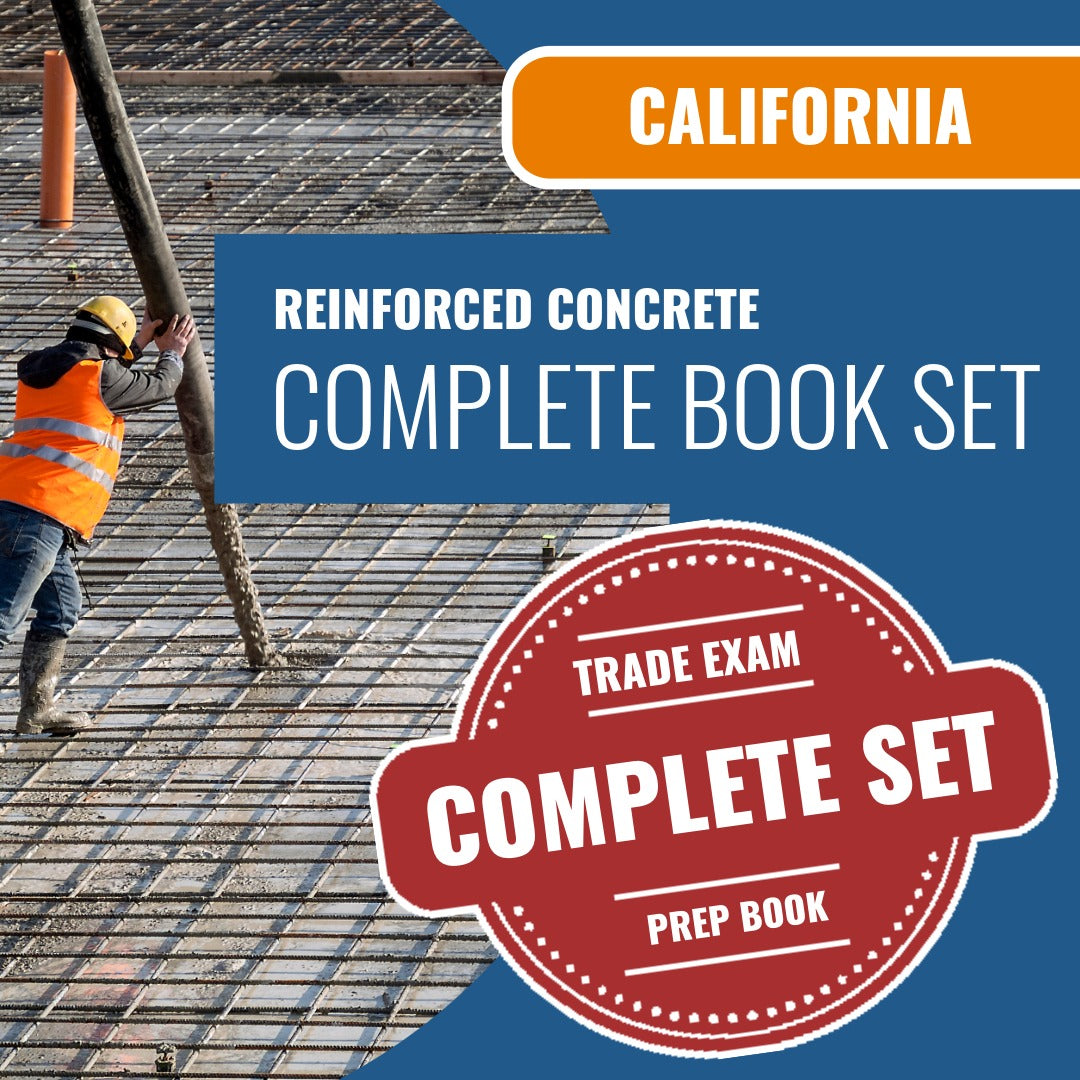 California Reinforced Concrete Code Module (ICC - SI - 47CY) Exam Book Package