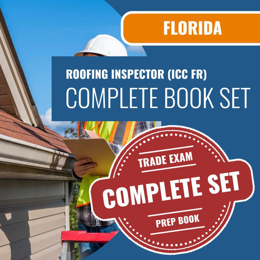 Florida Roofing Inspector (ICC FR) Exam Book Package