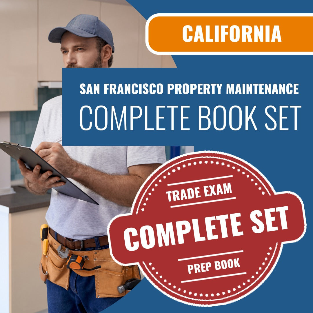 San Francisco California ICC Property Maintenance and Housing Inspector (64) Exam Book Package