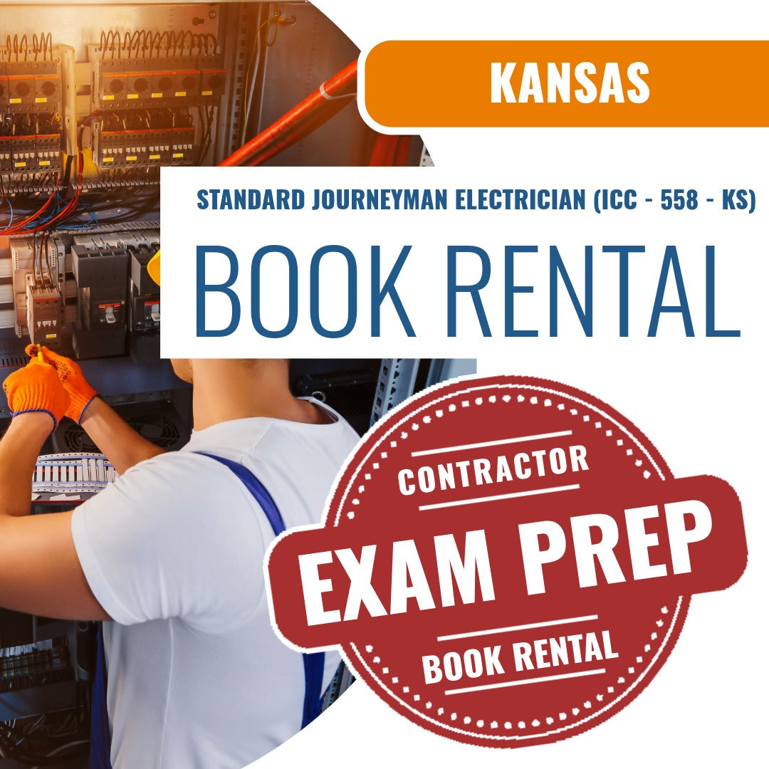 Kansas Standard Journeyman Electrician (ICC - 558 - KS) - Books & Courses Rental Package
