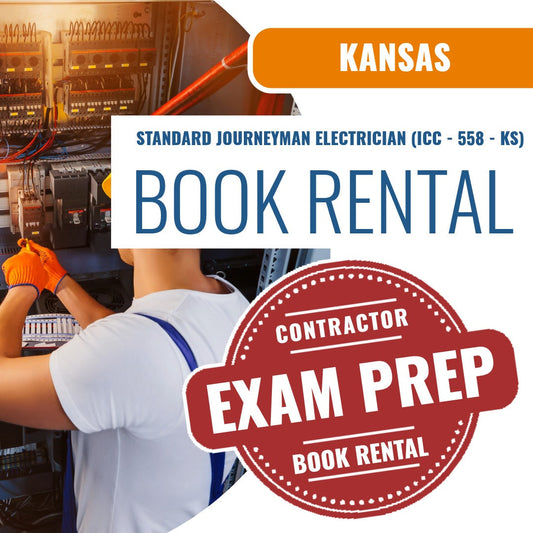 Kansas Standard Journeyman Electrician (ICC - 558 - KS) - Books & Courses Rental Package