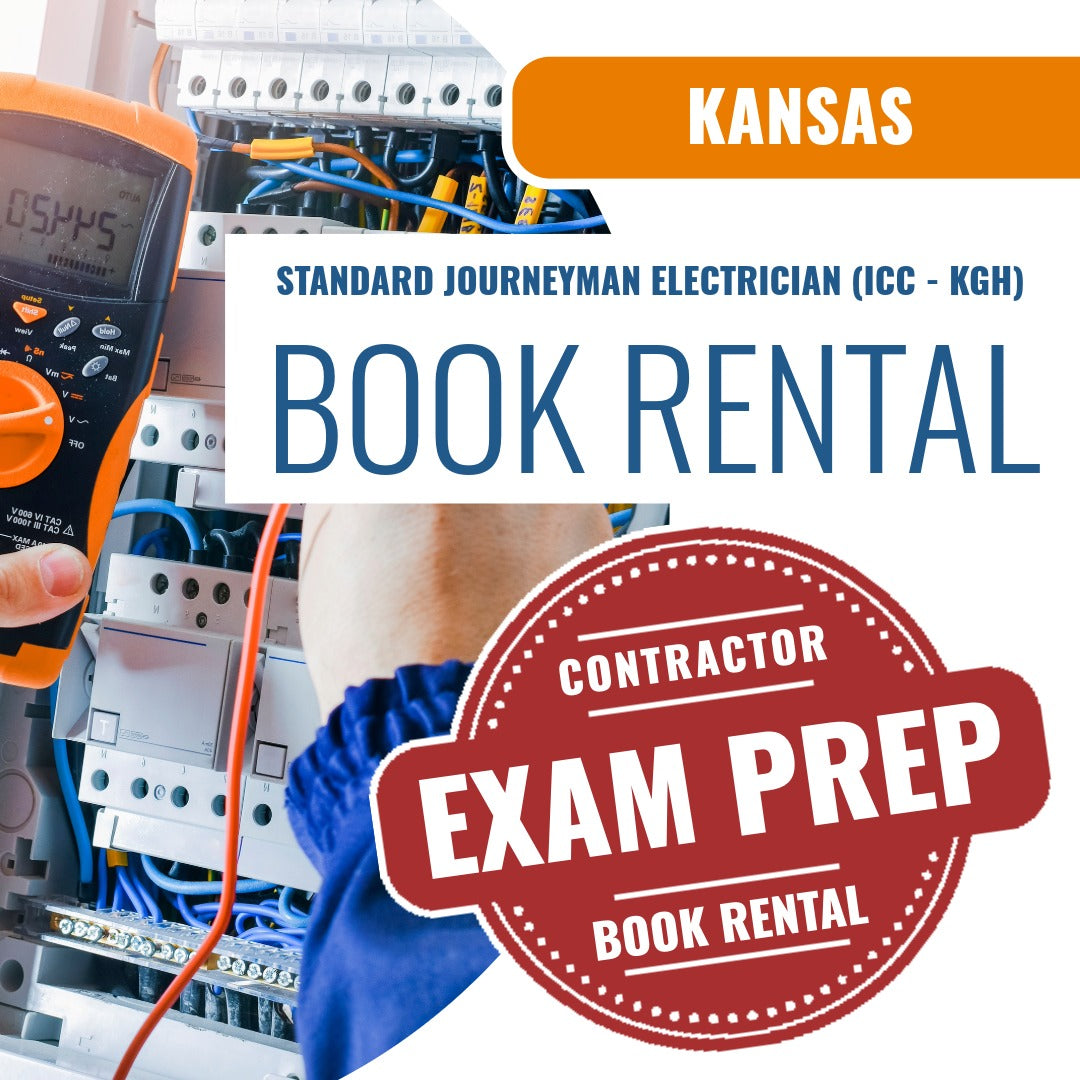 Kansas Standard Journeyman Electrician (ICC - KGH) - Books & Courses Rental Package