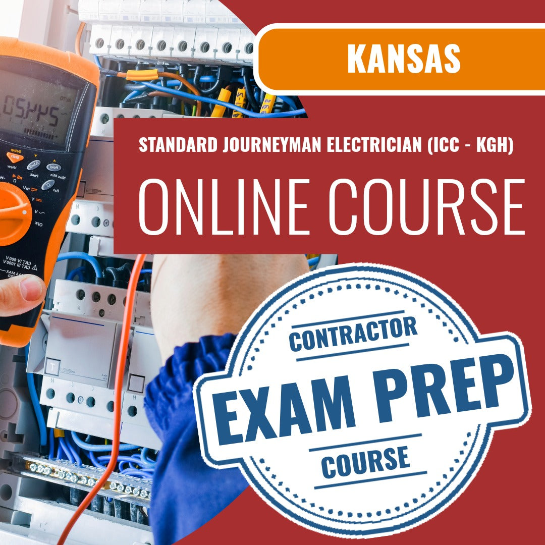 Kansas Standard Journeyman Electrician (ICC - KGH) Exam - Online Exam Prep