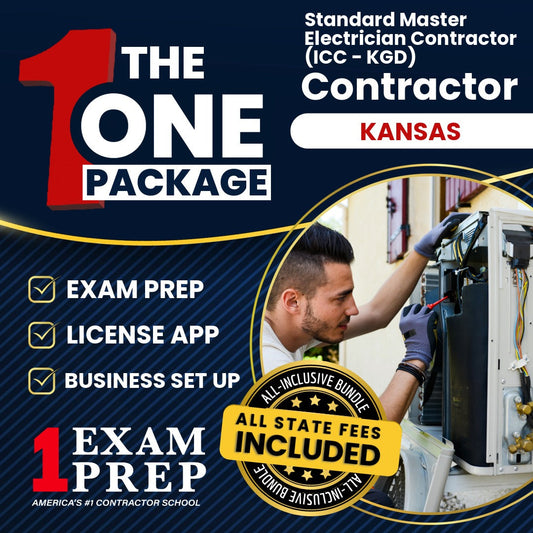 The 1 Package: All-Inclusive Kansas Standard Master Electrician Contractor (ICC - KGD), Licensing & Business Setup Solution