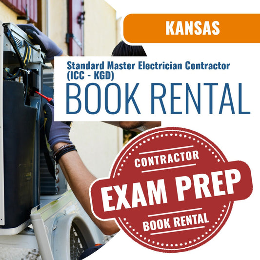 Kansas Standard Master Electrician Contractor (ICC - KGD) - Books & Courses Rental Package