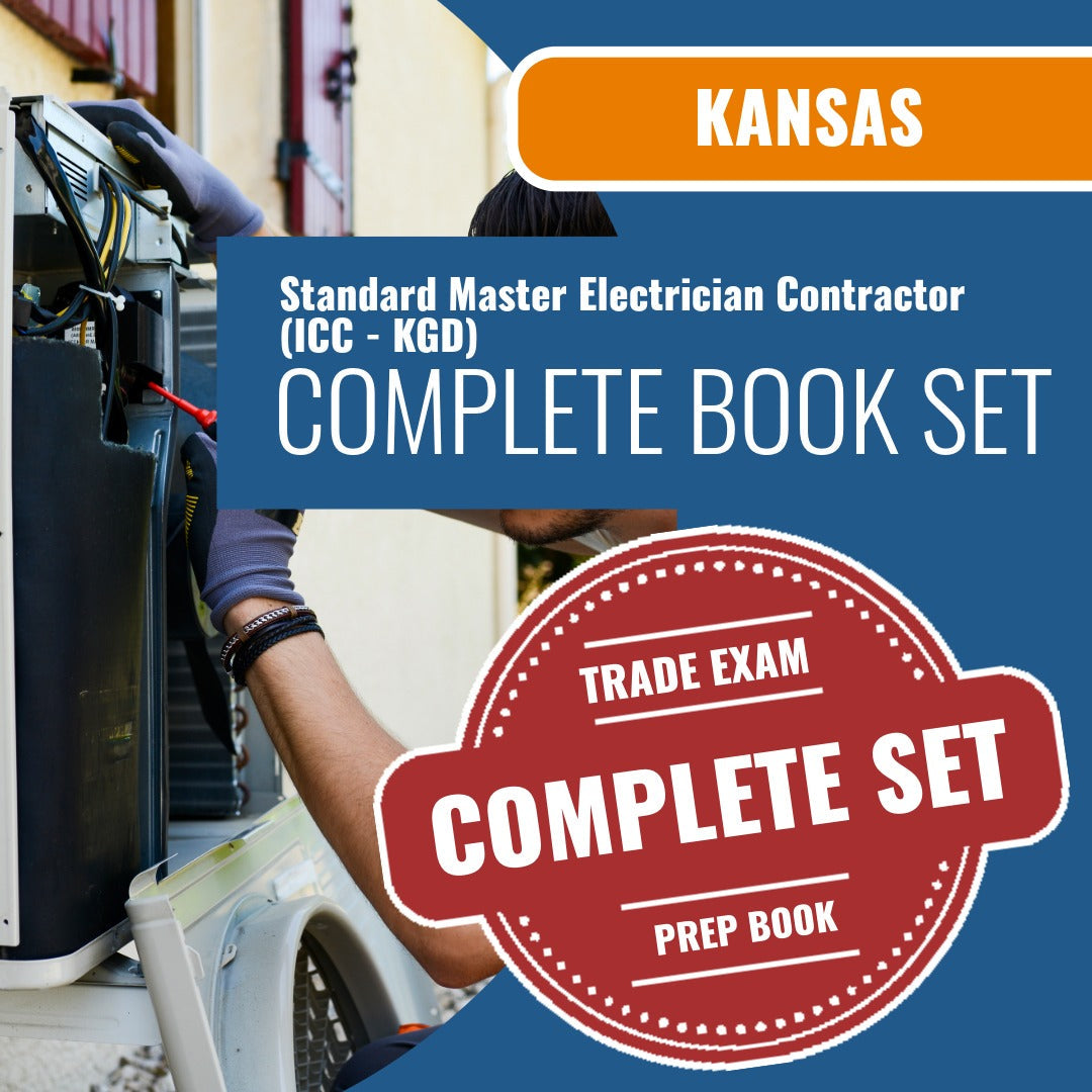 Kansas Standard Master Electrician Contractor (ICC - KGD) Exam Book Package