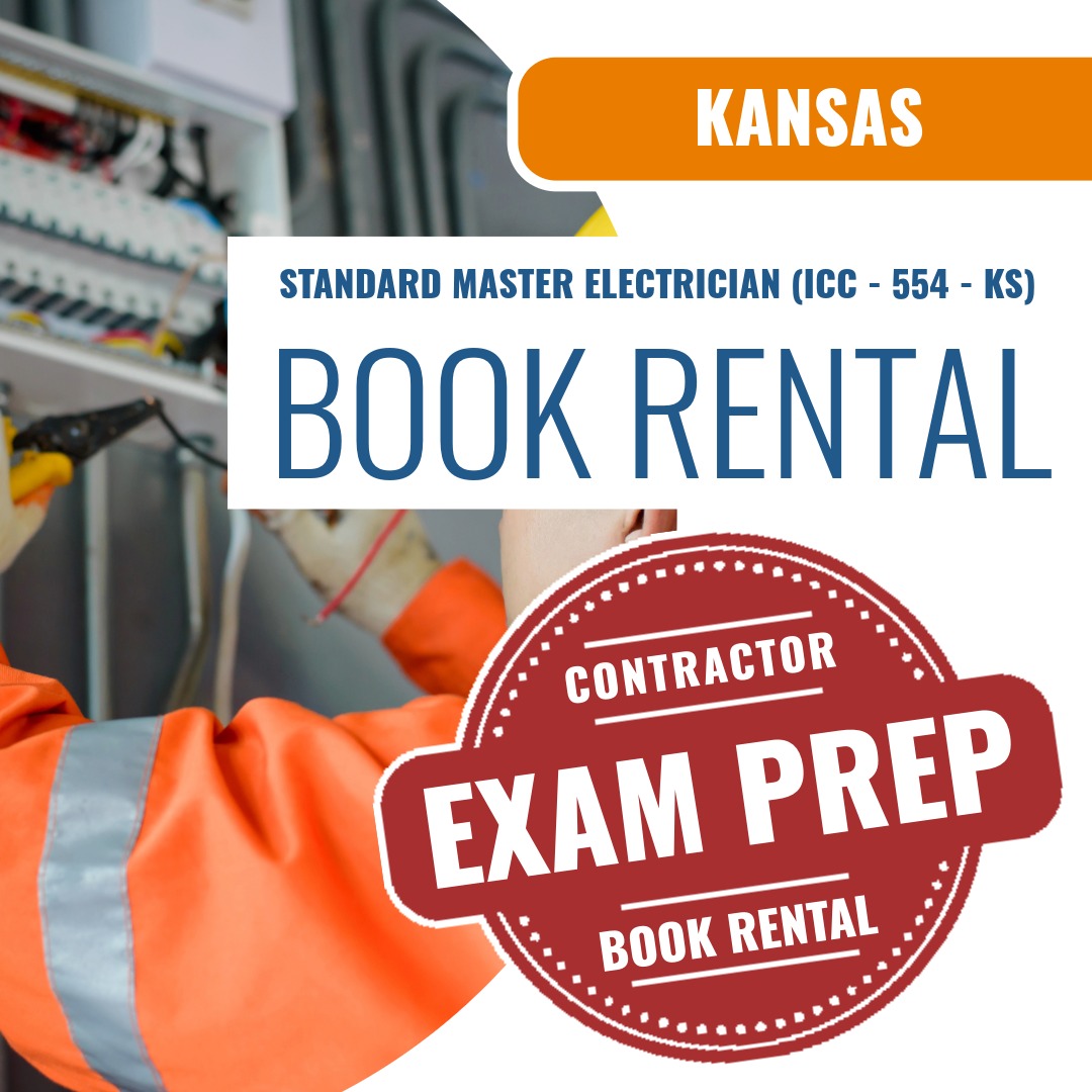 Kansas Standard Master Electrician (ICC - 554 - KS) - Books & Courses Rental Package